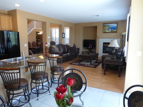Kitchen and Living Room